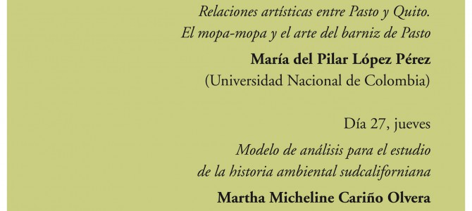 Lecturas de patrimonio Iberoamericano. Ciclo de conferencias.